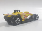 2002 Hot Wheels Geothermal Blast Ramp and Gate Super Comp Dragster Yellow Die Cast Race Car Toy Vehicle - McDonald's Happy Meal 4/6