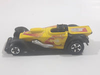 2002 Hot Wheels Geothermal Blast Ramp and Gate Super Comp Dragster Yellow Die Cast Race Car Toy Vehicle - McDonald's Happy Meal 4/6