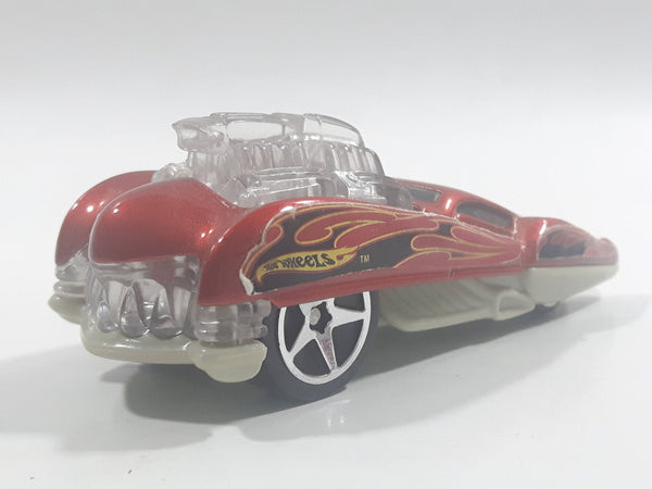 2004 Hot Wheels Mercury Tail Dragger Red Light Up Die Cast Toy Car Vehicle McDonald's Happy Meal