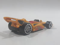 2007 Hot Wheels Stunt Strikers Flashfire Yellow & Red No. 6/8 Die Cast Toy Car Vehicle McDonald's Happy Meal