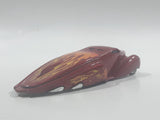 2004 Hot Wheels Crooze Ooz Coupe Red with Flames Die Cast Toy Car Vehicle