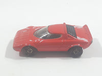 2002 Hot Wheels First Editions Lancia Stratos Red Die Cast Toy Car Vehicle