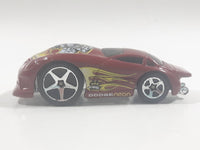 2005 Hot Wheels Asphalt Jungle Dodge Neon Hardnoze Red Die Cast Toy Car Vehicle