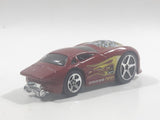 2005 Hot Wheels Asphalt Jungle Dodge Neon Hardnoze Red Die Cast Toy Car Vehicle