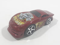 2005 Hot Wheels Asphalt Jungle Dodge Neon Hardnoze Red Die Cast Toy Car Vehicle