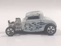 1999 Hot Wheels '32 Ford Roadster Metallic White Die Cast Toy Hot Rod Car Vehicle