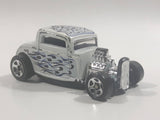 1999 Hot Wheels '32 Ford Roadster Metallic White Die Cast Toy Hot Rod Car Vehicle