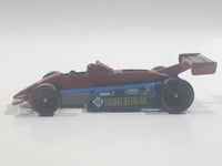 1999 Hot Wheels Thunderstreak Dark Red and Blue Die Cast Toy Race Car Vehicle