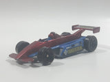 1999 Hot Wheels Thunderstreak Dark Red and Blue Die Cast Toy Race Car Vehicle