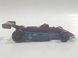 1999 Hot Wheels Thunderstreak Dark Red and Blue Die Cast Toy Race Car Vehicle