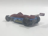 1999 Hot Wheels Thunderstreak Dark Red and Blue Die Cast Toy Race Car Vehicle