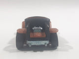 2008 Hot Wheels Mystery Cars Hooligan Matte Black Die Cast Toy Car Hot Rod Vehicle Red Line Wheels