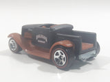 2008 Hot Wheels Mystery Cars Hooligan Matte Black Die Cast Toy Car Hot Rod Vehicle Red Line Wheels