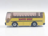 1988 Tomy Tomica No. 41 Isuzu Super Hi-Decker Bus "Hato Bus" Yellow and White 1/145 Scale Die Cast Toy Car Vehicle