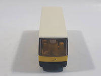 1988 Tomy Tomica No. 41 Isuzu Super Hi-Decker Bus "Hato Bus" Yellow and White 1/145 Scale Die Cast Toy Car Vehicle