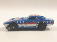 Yatming No. 1065 Corvette Stingray Blue Die Cast Toy Car Vehicle with Opening Doors