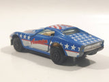 Yatming No. 1065 Corvette Stingray Blue Die Cast Toy Car Vehicle with Opening Doors