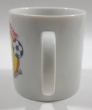 Vintage 1984 S. J. Berenstain The BerenStain Brother Bear Soccer Star White Ceramic Coffee Mug Children's Book Character Literature Collectible