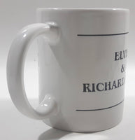 Vintage Elvis Presley and Richard Nixon Meet White Ceramic Coffee Mug Cup