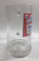 Genuine Budweiser Beer 5 1/2" Tall Glass Beer Mug