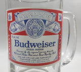 Genuine Budweiser Beer 5 1/2" Tall Glass Beer Mug