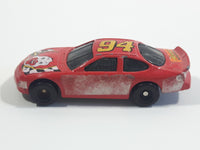 1998 Hot Wheels NASCAR #94 Ronald McDonald Red Die Cast Toy Race Car Vehicle McDonald's Happy Meal