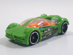 2016 Hot Wheels Stunt Circuit Iridium Green Die Cast Toy Car Vehicle