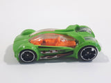 2016 Hot Wheels Stunt Circuit Iridium Green Die Cast Toy Car Vehicle