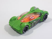 2016 Hot Wheels Stunt Circuit Iridium Green Die Cast Toy Car Vehicle