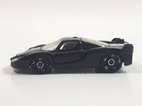 2008 Hot Wheels Ferrari FXX Black with White Stripe Die Cast Toy Dream Car Vehicle