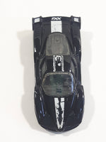 2008 Hot Wheels Ferrari FXX Black with White Stripe Die Cast Toy Dream Car Vehicle