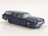 2009 Hot Wheels 1970 Chevrolet Chevelle SS Wagon Blue Die Cast Toy Car Vehicle