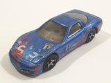 1999 Hot Wheels '97 Corvette Metalflake Blue Die Cast Toy Car Vehicle