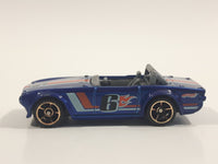 2010 Hot Wheels Faster Than Ever Triumph TR6 Blue #6 Die Cast Toy Race Car Vehicle