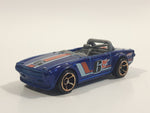 2010 Hot Wheels Faster Than Ever Triumph TR6 Blue #6 Die Cast Toy Race Car Vehicle