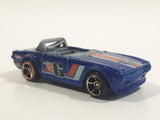 2010 Hot Wheels Faster Than Ever Triumph TR6 Blue #6 Die Cast Toy Race Car Vehicle