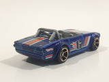 2010 Hot Wheels Faster Than Ever Triumph TR6 Blue #6 Die Cast Toy Race Car Vehicle