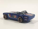 2010 Hot Wheels Faster Than Ever Triumph TR6 Blue #6 Die Cast Toy Race Car Vehicle