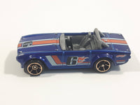 2010 Hot Wheels Faster Than Ever Triumph TR6 Blue #6 Die Cast Toy Race Car Vehicle