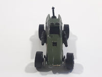 2002 Hot Wheels Pavement Pounders Enforcer Matte Green Enforcer Die Cast Toy Car Vehicle - Missing Missiles