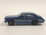 Vintage Yatming Road Tough Street Machines Cadillac Seville No. 1026 Blue Die Cast Toy Car Vehicle - Missing Front Bumper