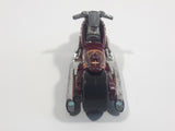 2009 Hot Wheels Rebel Rides Airy 8 Metalflake Purple Motorcycle Die Cast Toy Vehicle