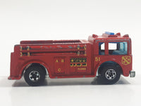 1982 Hot Wheels Fire Eater Red Fire Truck Die Cast Toy Car Vehicle - BW - Blue Lights - Hong Kong