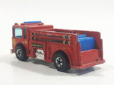 1982 Hot Wheels Fire Eater Red Fire Truck Die Cast Toy Car Vehicle - BW - Blue Lights - Hong Kong