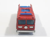 1982 Hot Wheels Fire Eater Red Fire Truck Die Cast Toy Car Vehicle - BW - Blue Lights - Hong Kong