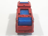 1982 Hot Wheels Fire Eater Red Fire Truck Die Cast Toy Car Vehicle - BW - Blue Lights - Hong Kong