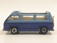 Vintage 1983 Hot Wheels Extra Series Sunagon Blue and Light Blue Die Cast Toy Car Vehicle - Missing Roof