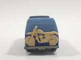 Vintage 1983 Hot Wheels Extra Series Sunagon Blue and Light Blue Die Cast Toy Car Vehicle - Missing Roof