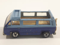 Vintage 1983 Hot Wheels Extra Series Sunagon Blue and Light Blue Die Cast Toy Car Vehicle - Missing Roof