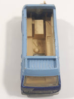 Vintage 1983 Hot Wheels Extra Series Sunagon Blue and Light Blue Die Cast Toy Car Vehicle - Missing Roof